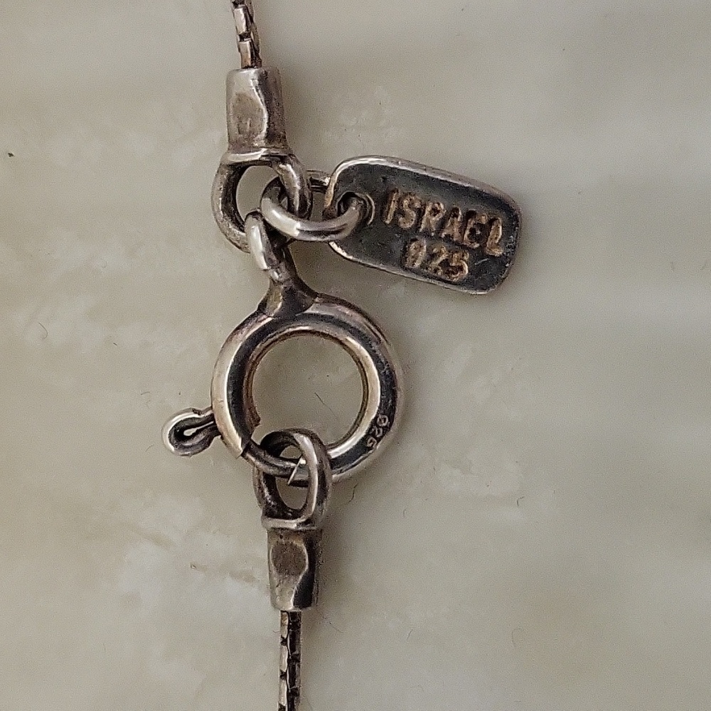 Didae sterling silver pearl necklace (w/chain!) - Picture 6 of 11